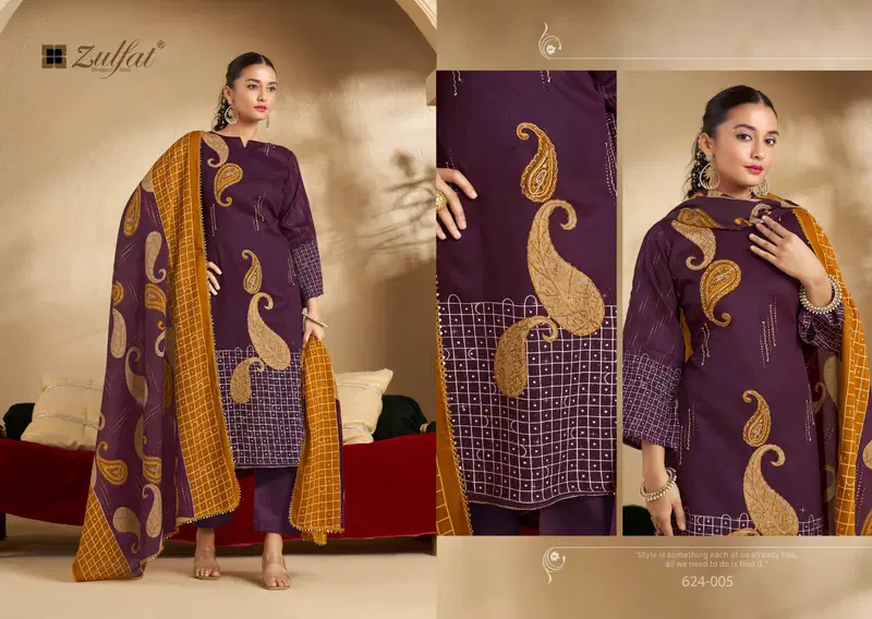 Sangini Vol 5 By Zulfat Printed Jam Cotton Dress Material Wholesalers In Delhi